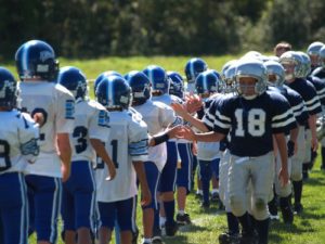 young football players